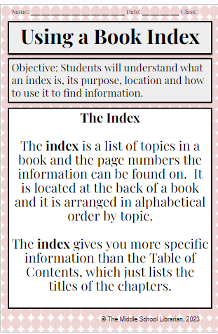 Using An Index